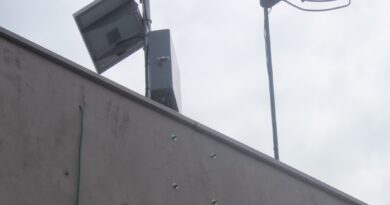 Pluviômetro foi instalado no telhado do prédio da Defesa Civil