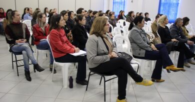 Grupo acompanhou palestra do Pós-doutor André Custódio Viana