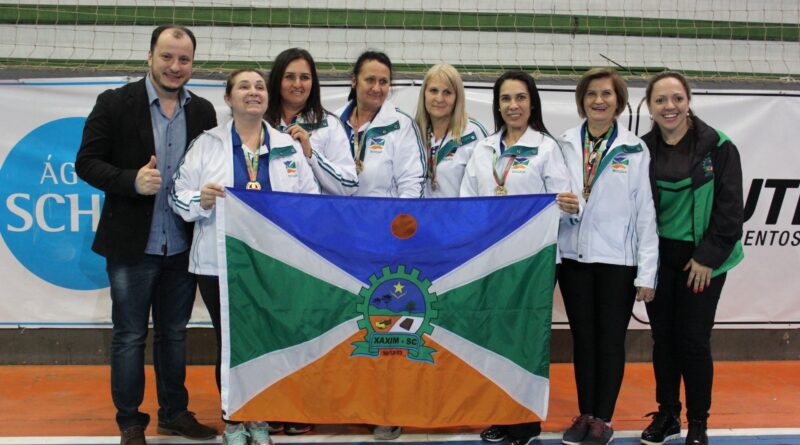 Equipe de Bocha Feminina de Xaxim é a campeão da modalidade na competição