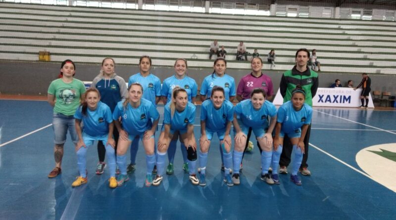 Futsal feminino de Xaxim venceu a equipe de Lajeado Grande por 12 a 0