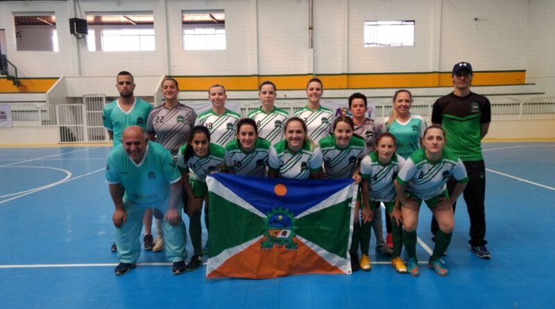 Equipe feminina de futsal de Xaxim venceu Serra Alta por 1 a 0