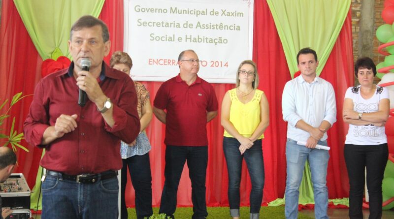 Prefeito Idacir Antonio Orso agradeceu ao empenho e dedicação da equipe de Assistência Social
